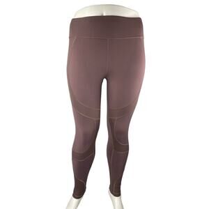 Lululemon Invigorate Mauve High Rise Athletic Workout Yoga Leggings Pants Sz 12